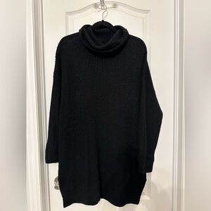 Storm and Marie Women's Black Turtleneck Sweater dress